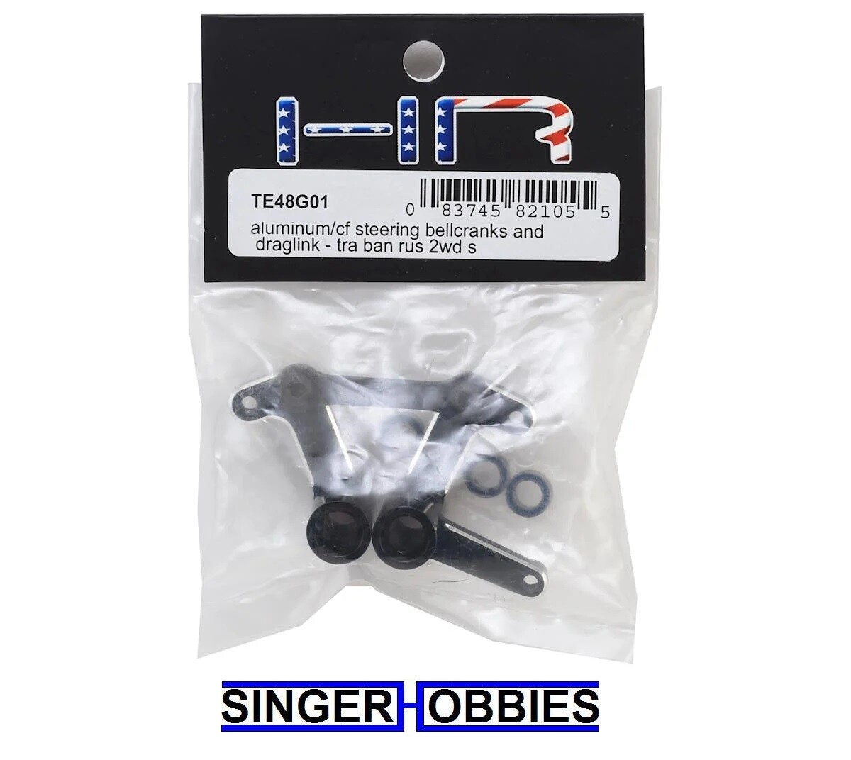 Hot Racing TE48G01 Traxxas Slash Aluminum Steering Bellcranks & Draglink