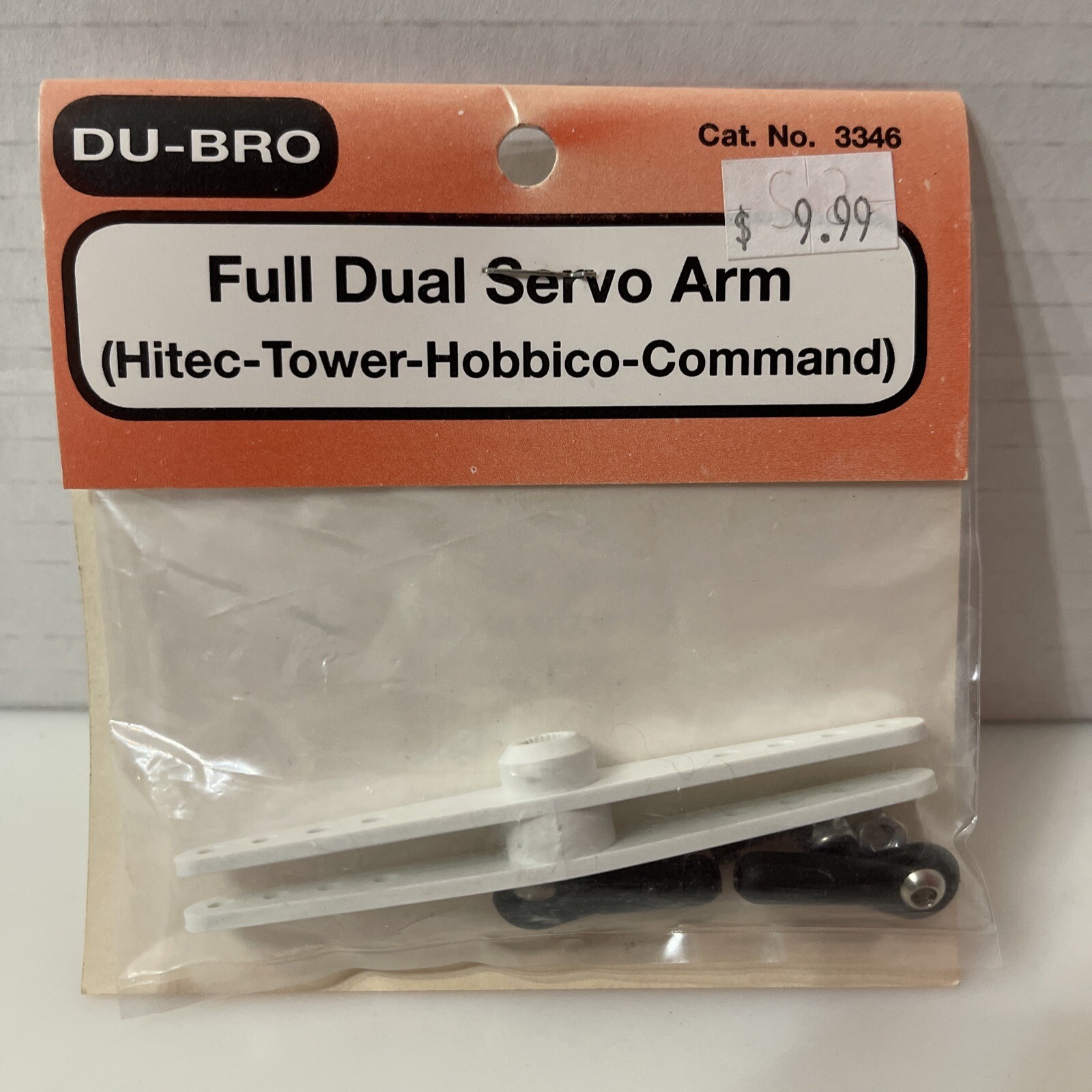 DuBro Full Dual Servo Arm (Hitec-Tower-Hobbico-Command)  No. 3346