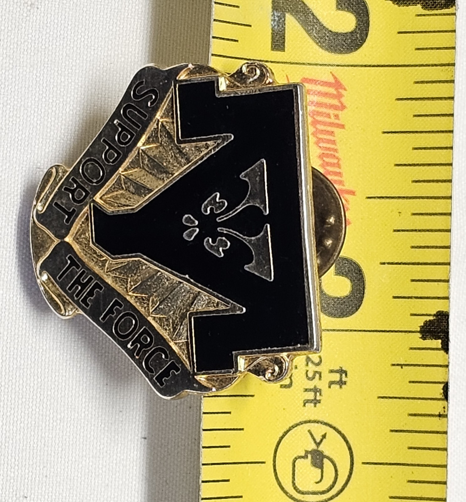 Vintage Support The Force US Military Insignia Pin 544 Maintenance Unit Insignia