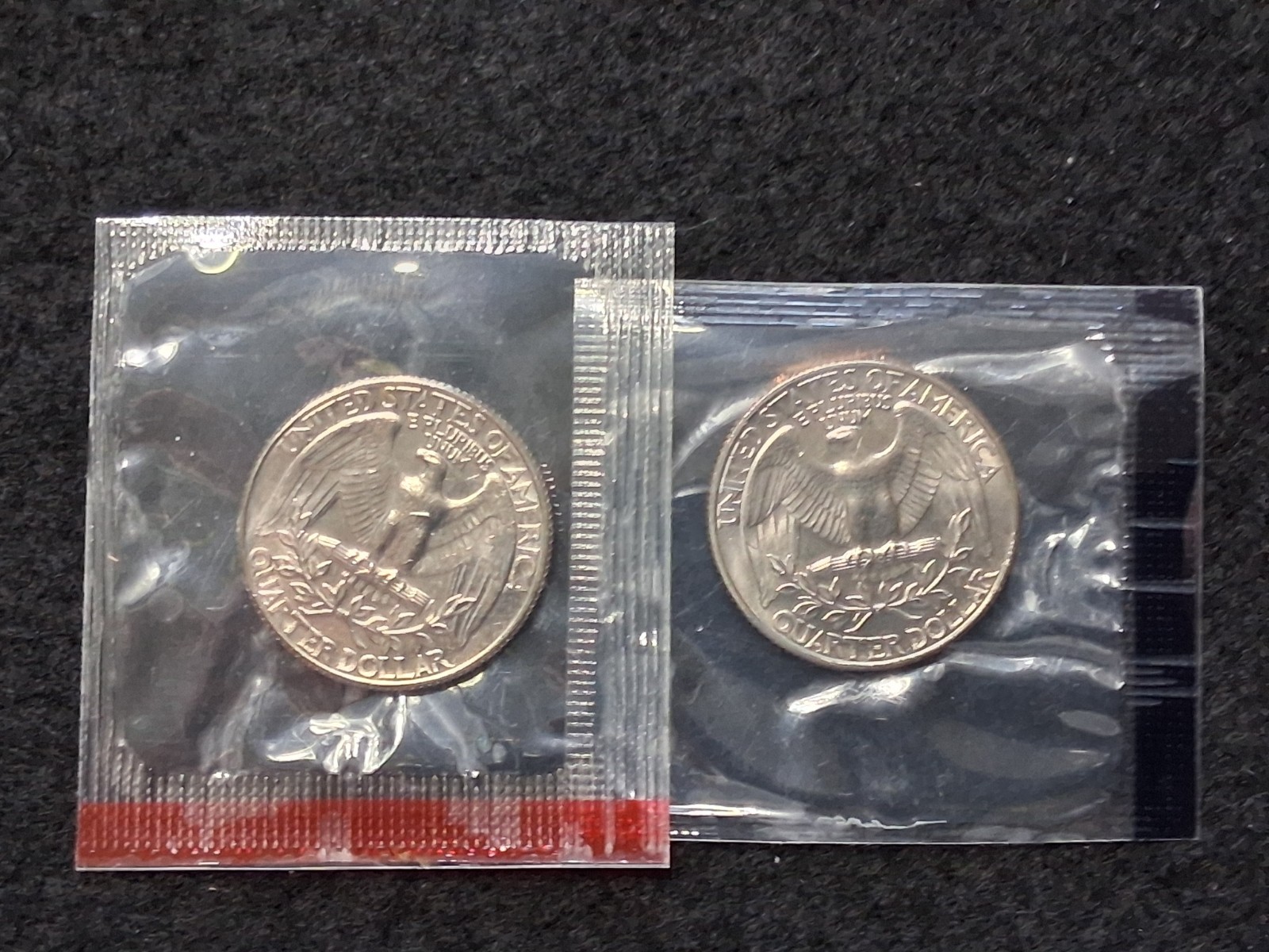 1987 Washington Quarter P and D