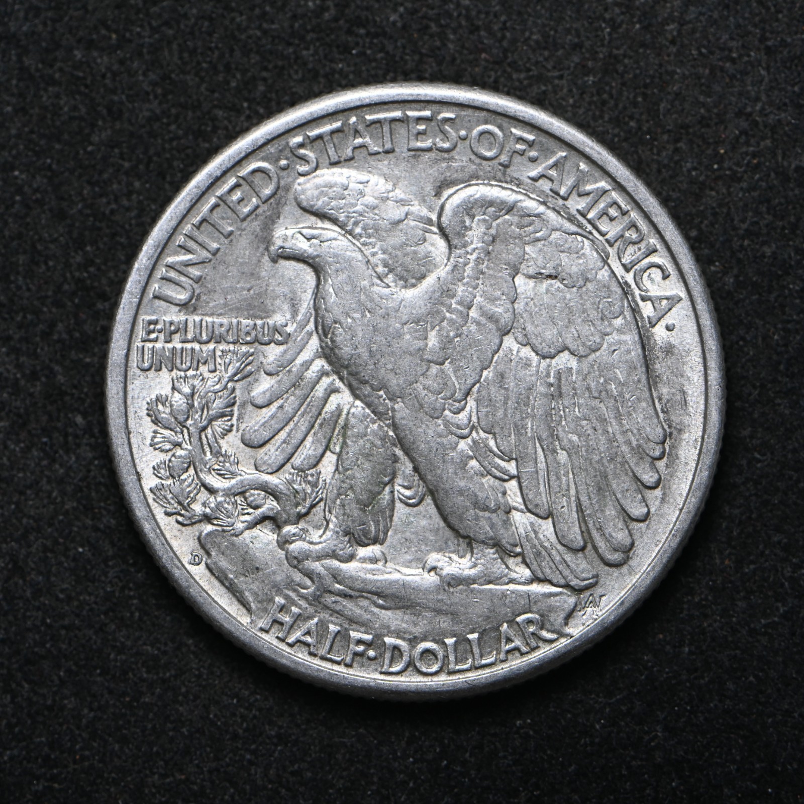 1942-D Walking Liberty Silver Half Dollar AU (cn16620)