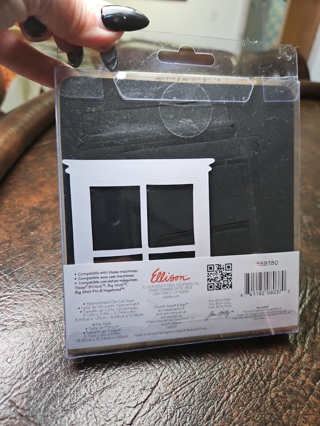 Sizzix Tim Holtz Alterations Dies Window & Window Box #658780 New