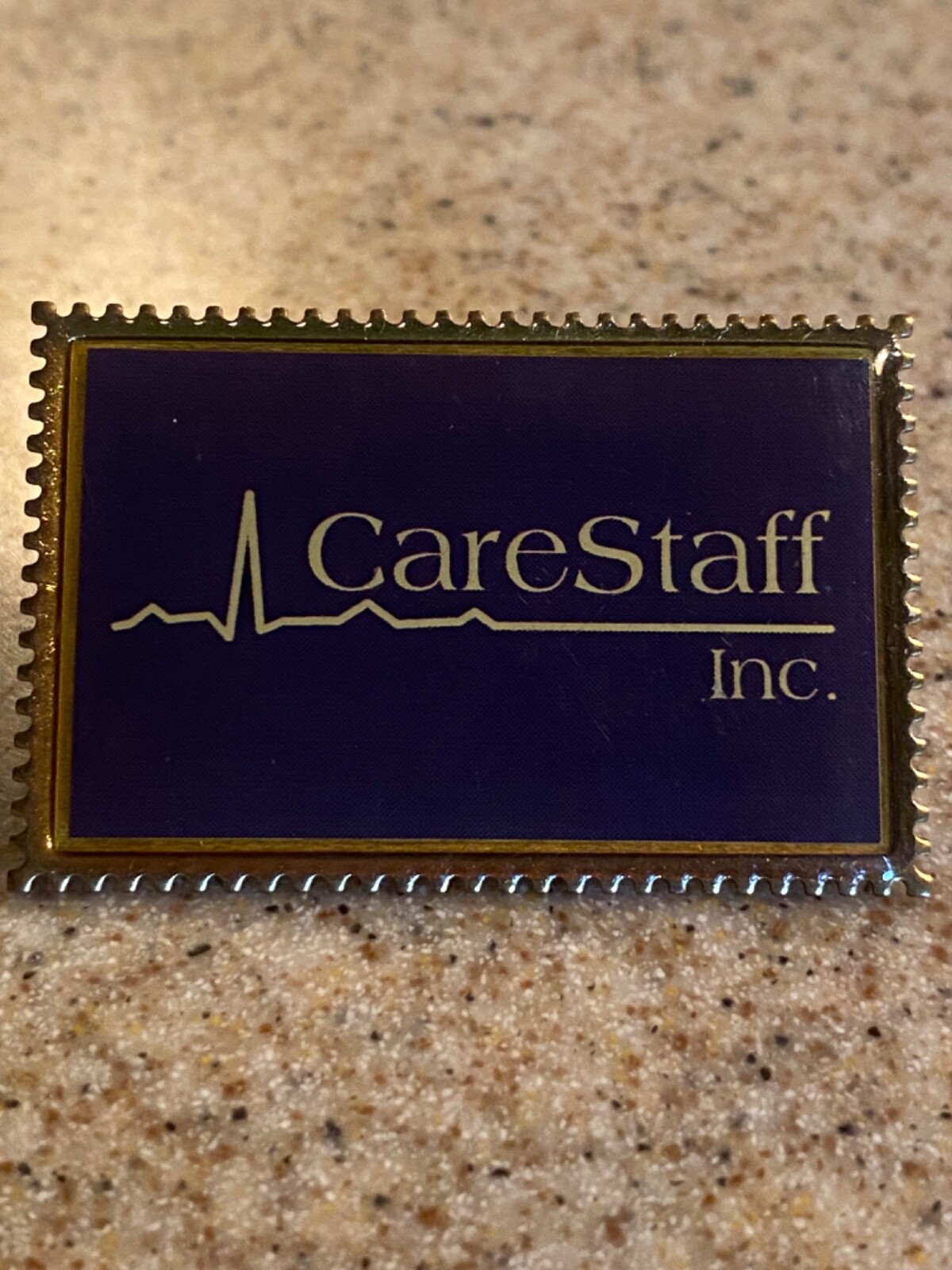 Vintage Carestaff inc Health Care Staff Lapel Pin