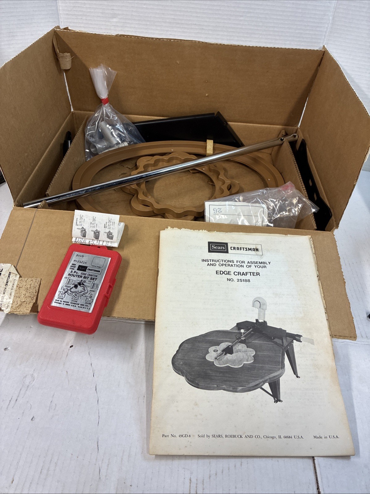 Vintage Sears Craftsman Edge Crafter No.25188 Make Round Oval Scalloped Shapes