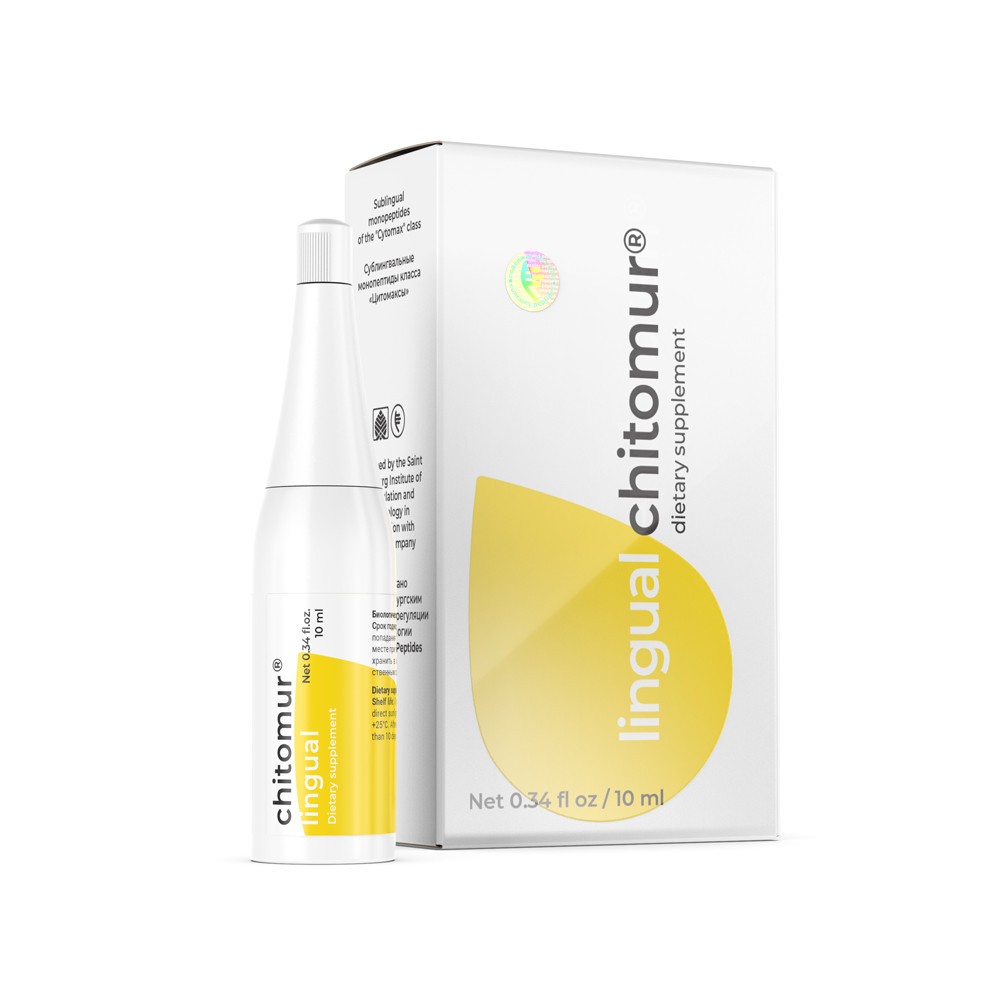 A-12 Chitomur lingual - natural Khavinson sublingual bladder peptide complex