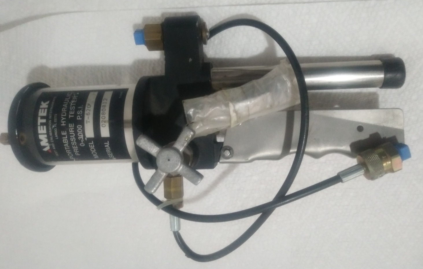 Ametek T-620 Portable hydraulic pressure tester 0- 3000 PSI