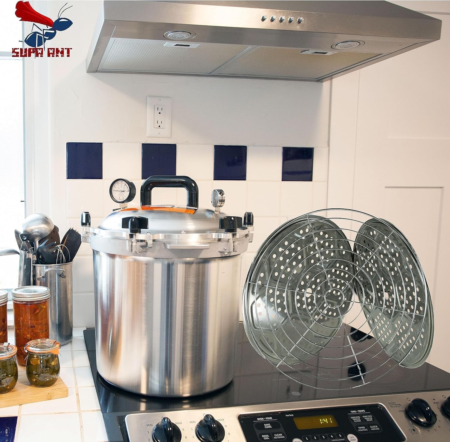 Canning Rack - Pot Rack - Canning Rack for Water Bath Canner Rack - Stainless...