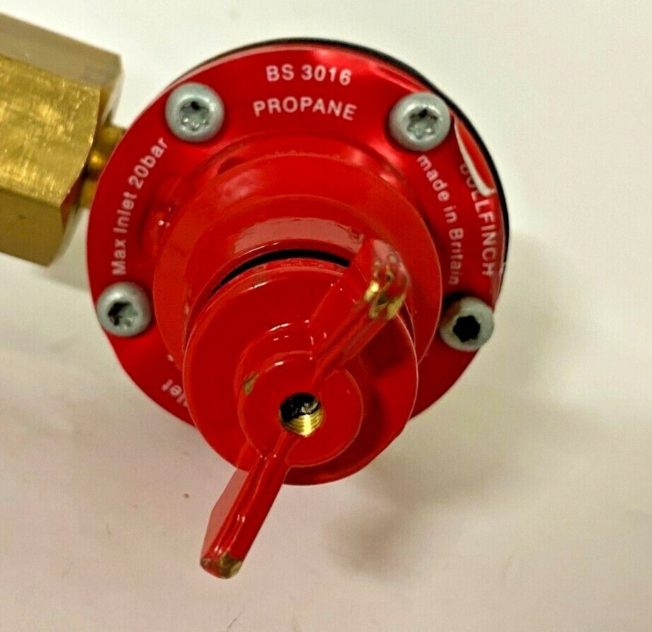 Cavagna Group Type 734 EN16129 BS3016 Propane Regulator Setup