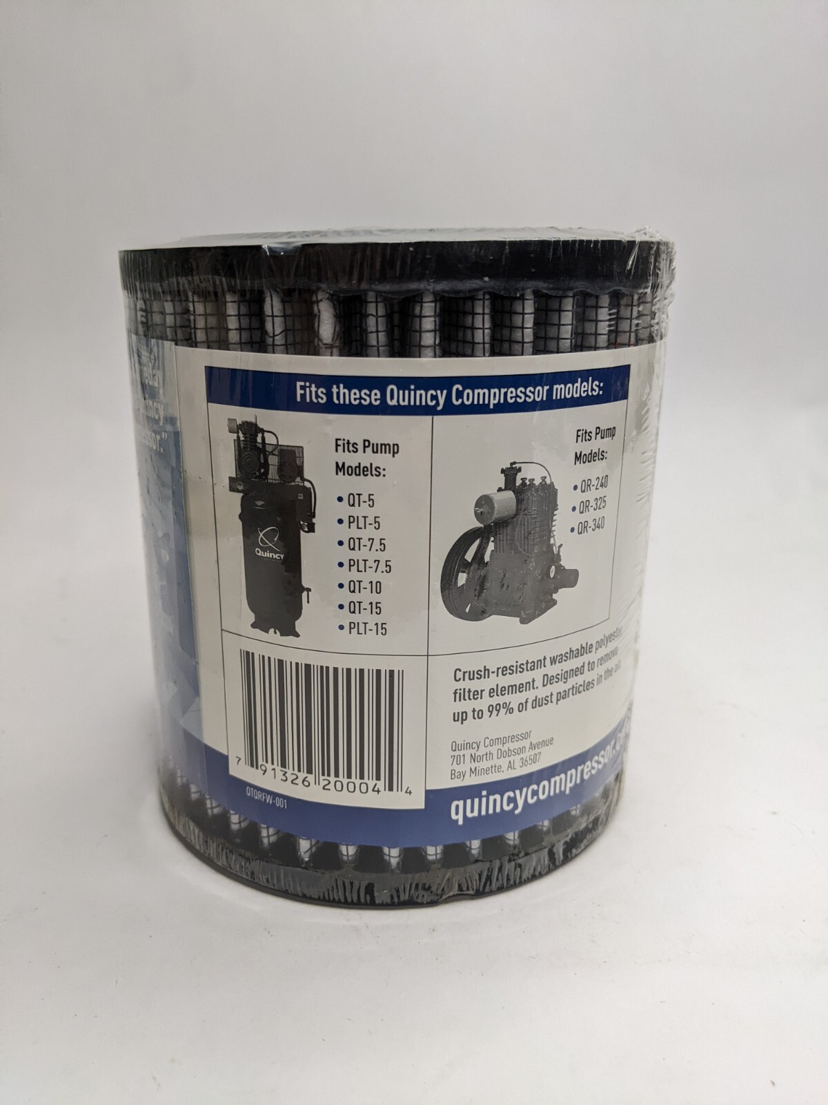 Quincy 110377E100 Polyester Filter Element NEW