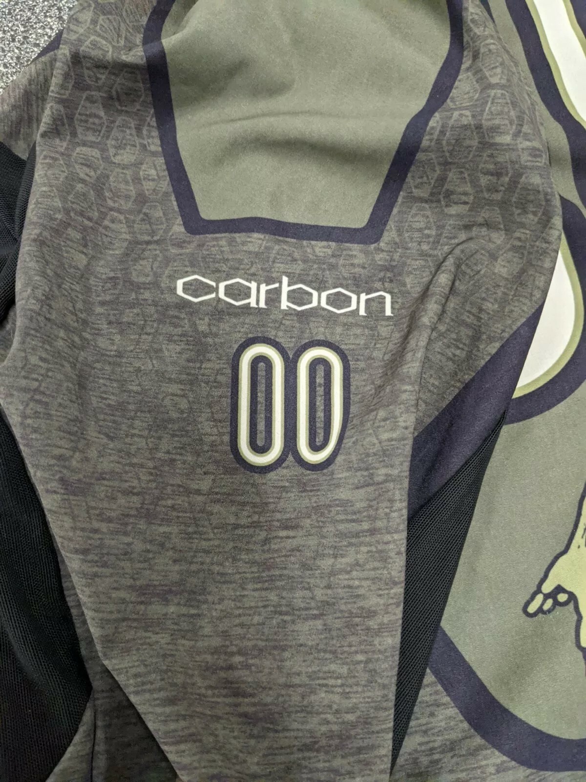 *Custom* AAF 2017 CARBON SC jersey. SIZE XL. RARE!