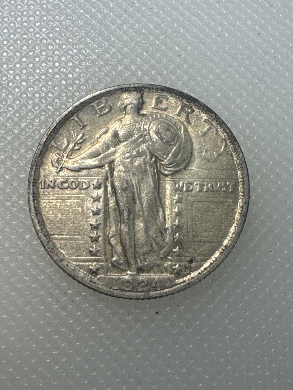 1924 p standing liberty quarter J4