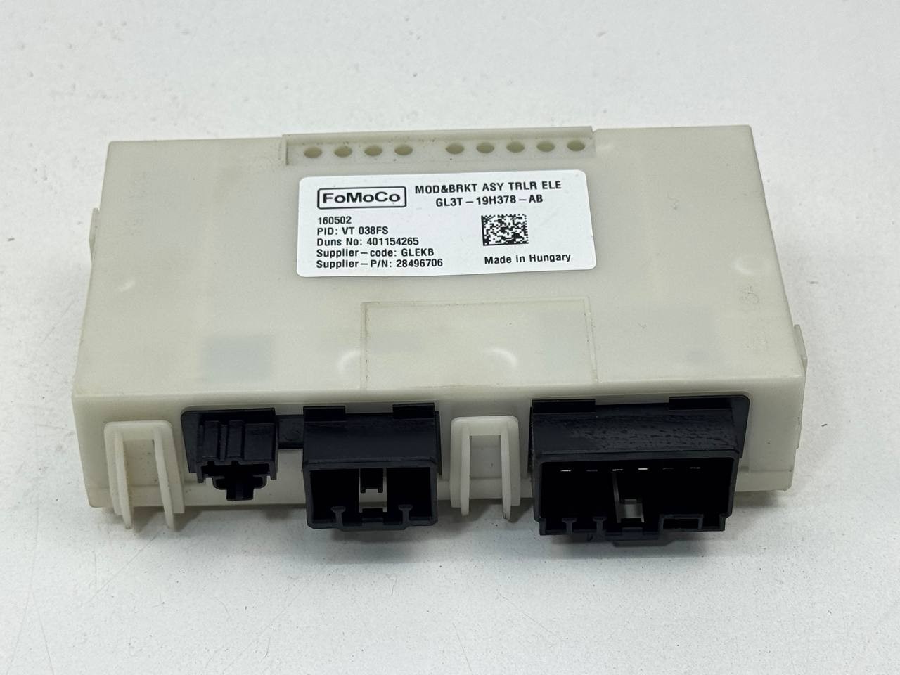 OEM 2016 Ford F-150 Trailer Backup Assist Towing Control Module GL3T-19H378-AB