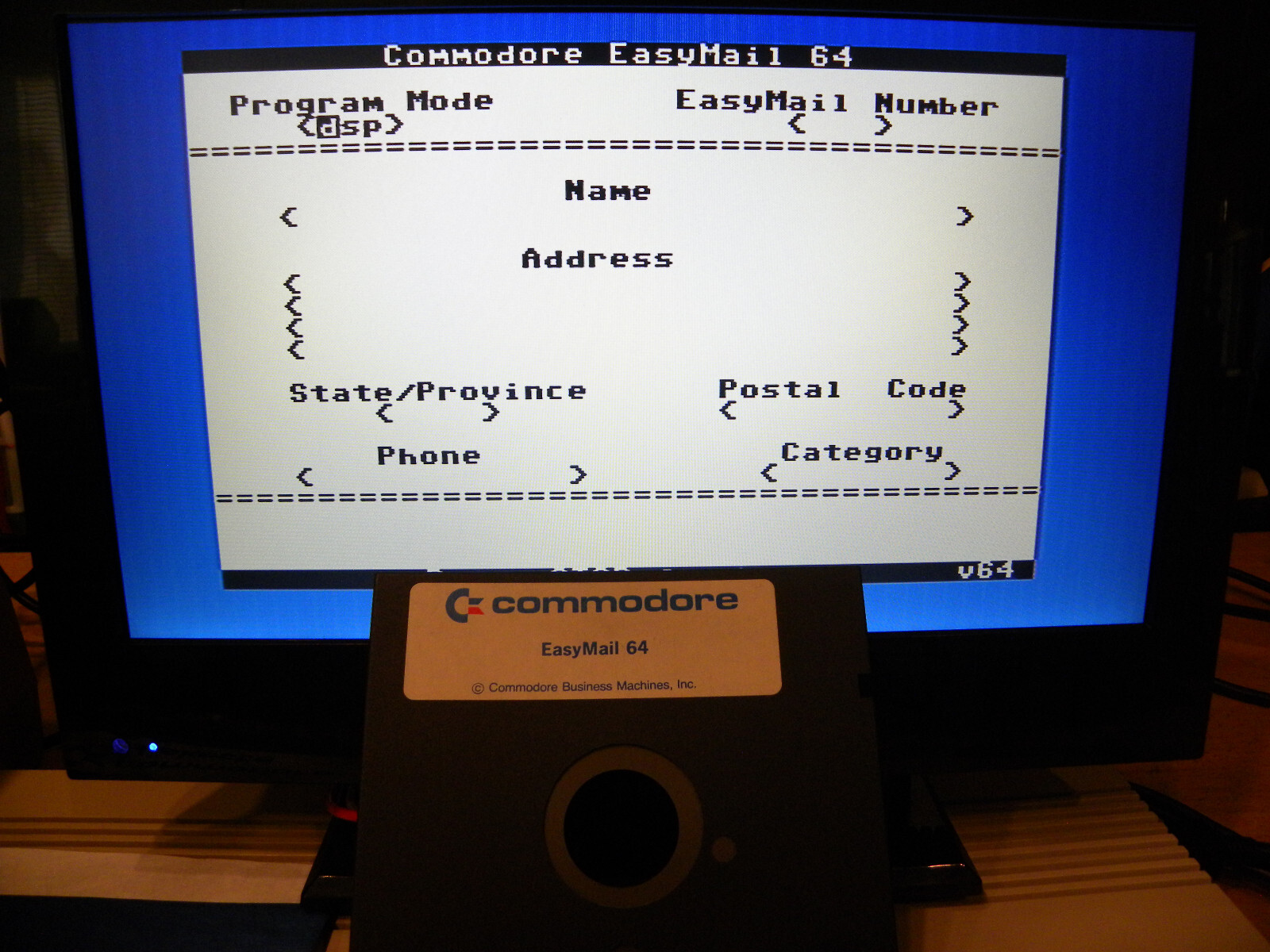 Commodore 64 Application Software Lot Easy Mail Business C64/128/64C/SX64/128DCR