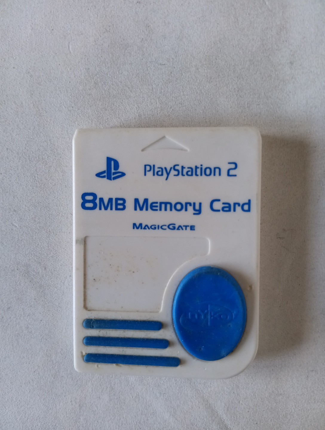 PlayStation 2 8MB Magic Gate White Memory Card NYKO (USED)