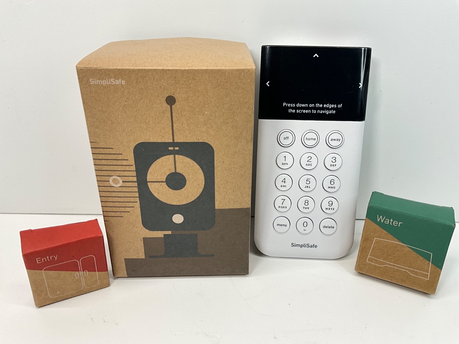 SimpliSafe LOT: Entry Sensor ES3, Water WT3, Keypad KP3W, Indoor Camera CM2