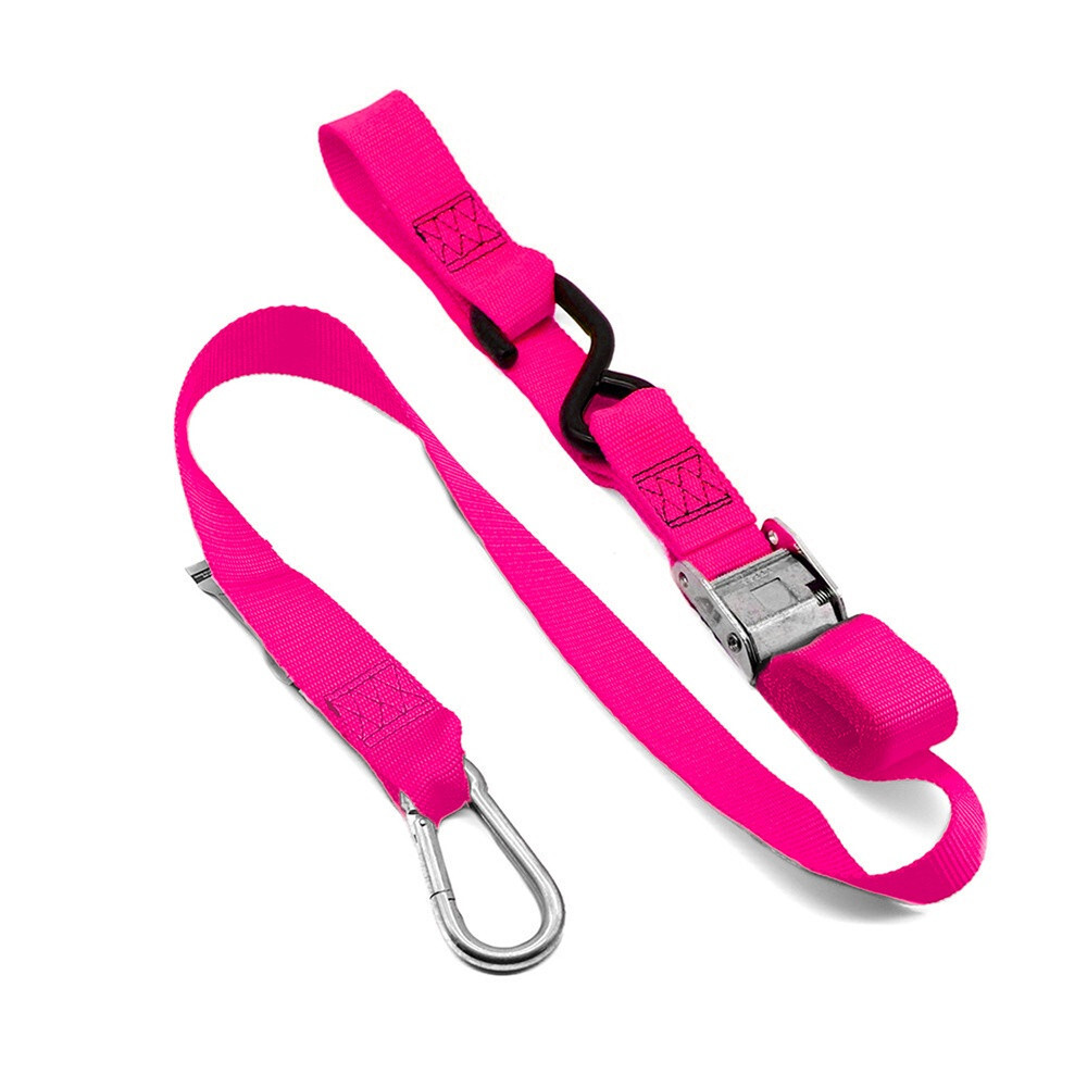 HOT Pink Heavy Duty 360kg 38mm Motorbike Tie Down Straps