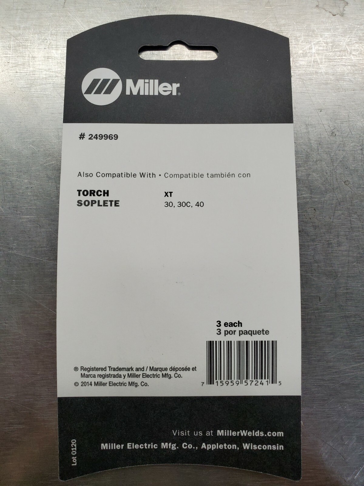 Miller 249969 O-Ring for XT30/XT40 Plasma Torch, 3PK