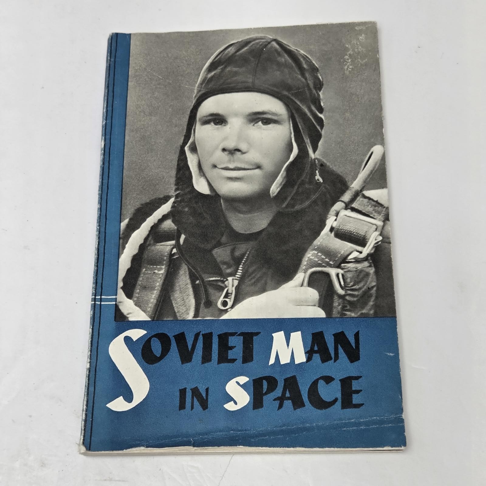 Vintage Soviet Man in Space Booklet Featuring Yuri Gagarin