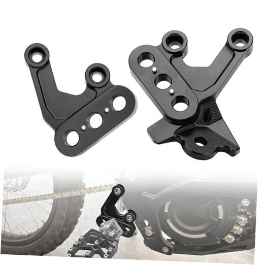 Surron Peg Bracket for Sur Ron Light Bee X/S, CNC Aluminum Foot Peg Black