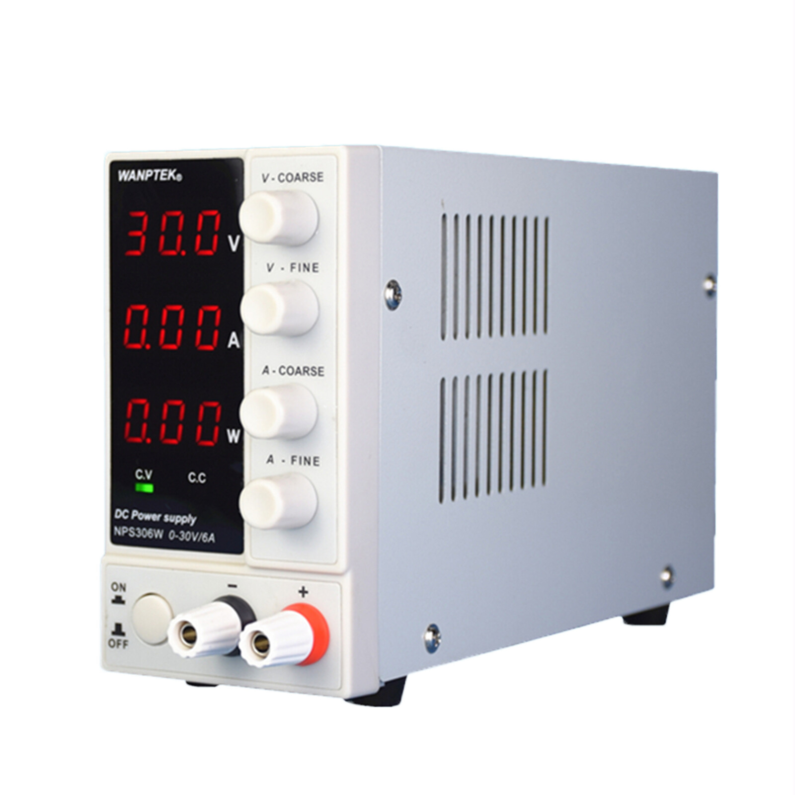 30V 6A/10A DC PoWer Supply, Lab Variable Adjustable regulated DC Bench SWitching