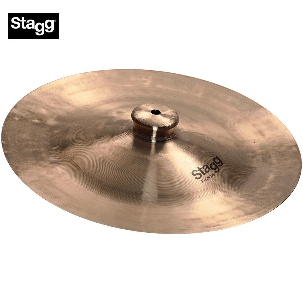 Stagg 14" B20 Bronze Hand Hammered Traditional China/Lion Cymbal T-CH14