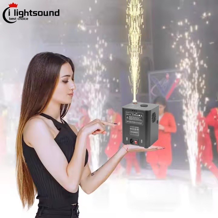 Cold spark machine450w wedding dj party stage Mini cold sparkler machine remote