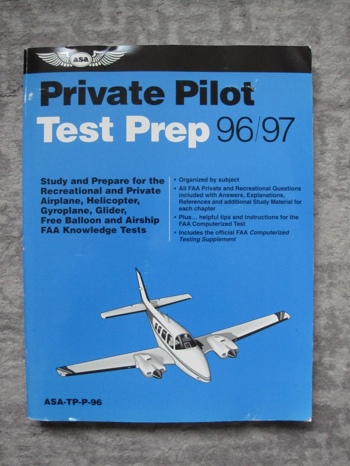 PRIVATE PILOT TEST PREP - ASA-TP-P-96 - 1996 - ASA