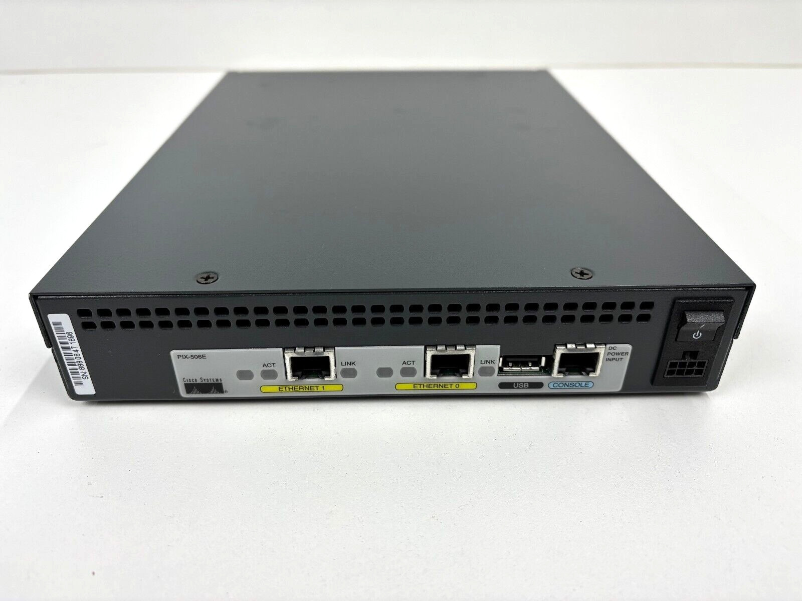 Cisco PIX 506E 6.3(4) Fast Internet Security Appliance Firewall w/ Power Adapter