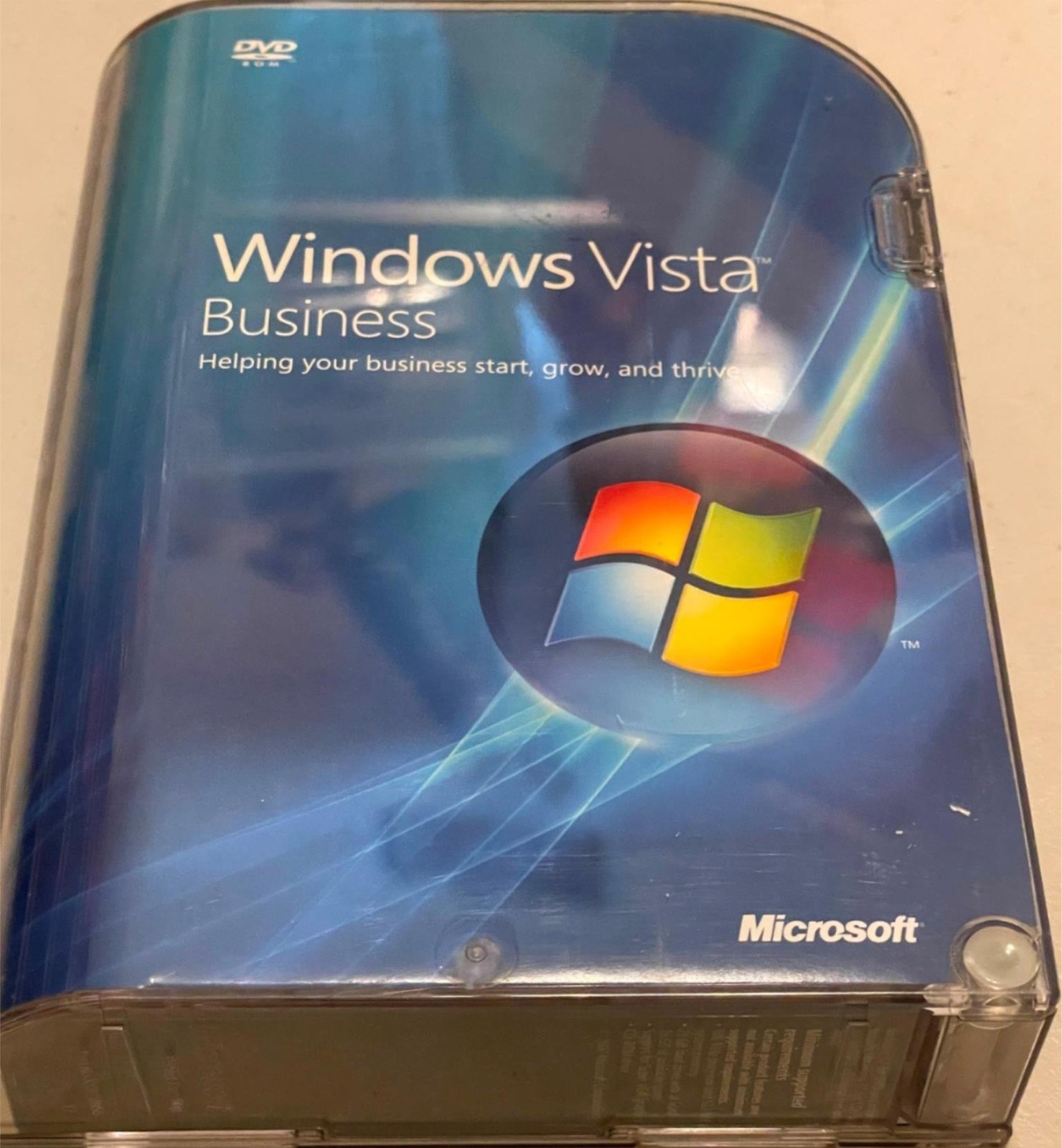 Microsoft Windows Vista Business Full MS WIN 32 Bit DVD Open Box