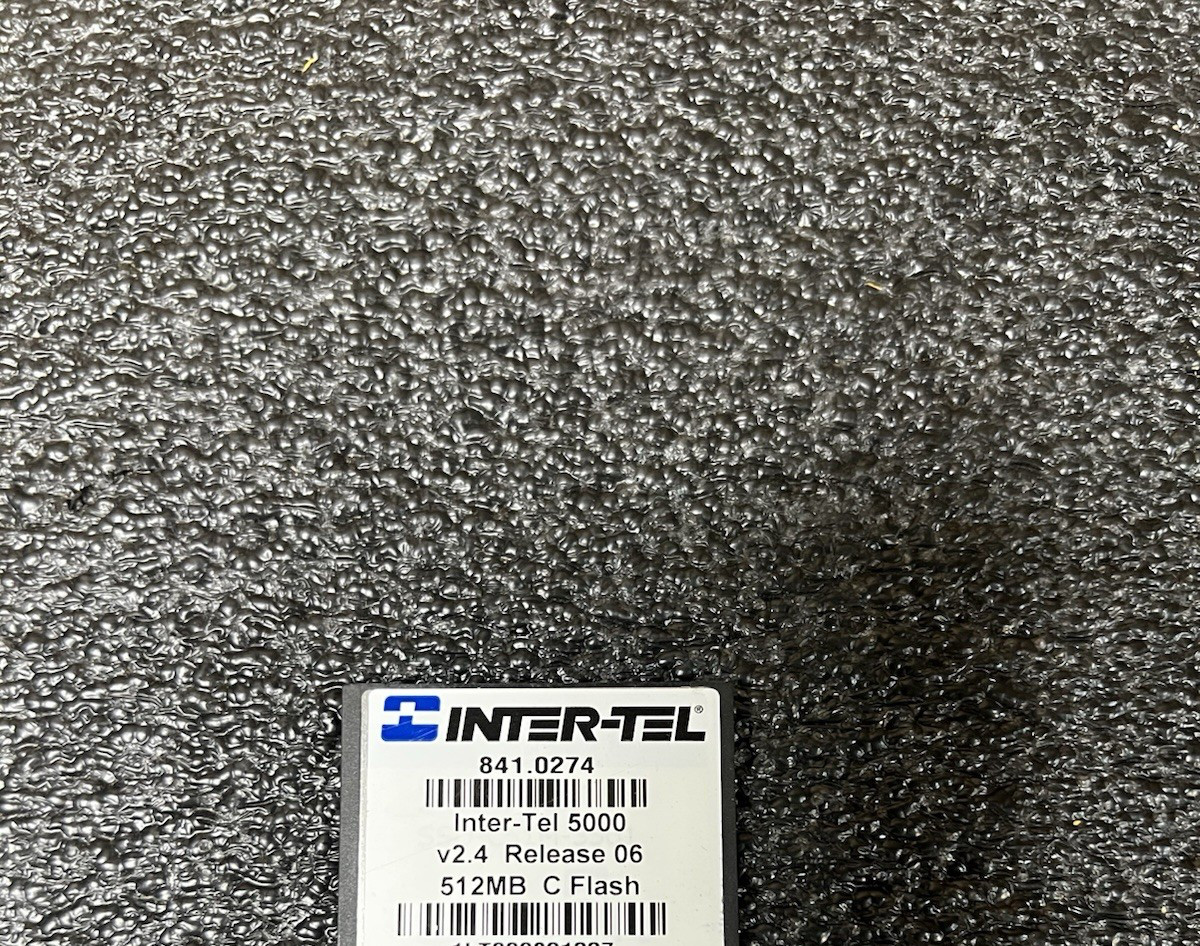 Mitel 841.0274 V2.4 Rls 06 512MB Compact Flash Card *Refurbished*