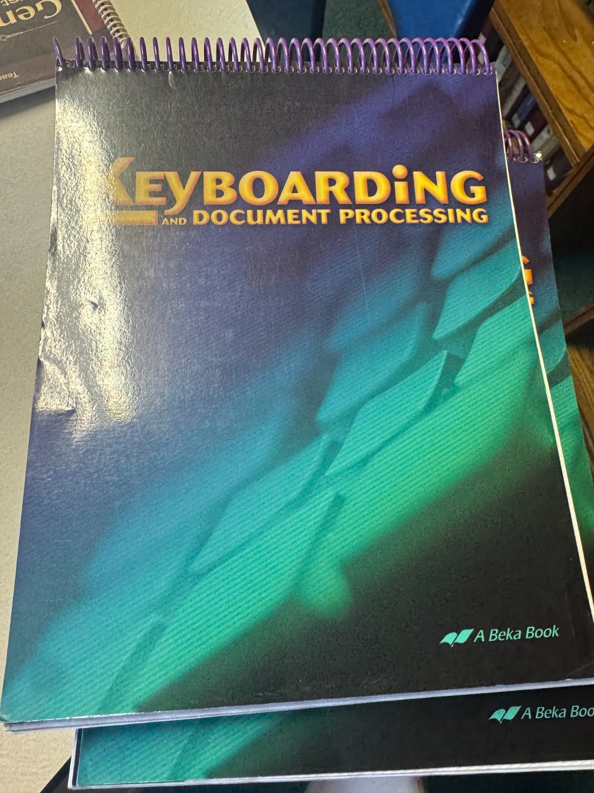 Abeka Keyboarding and Document Processing Student Book & Solution Key 2nd Ed