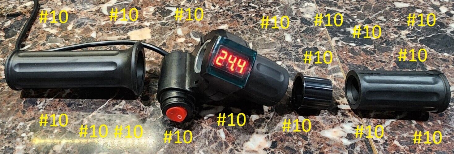 Razor 36v E300 mx 350 -READ throttle controller, electrical kit 36 Over Volt Kit