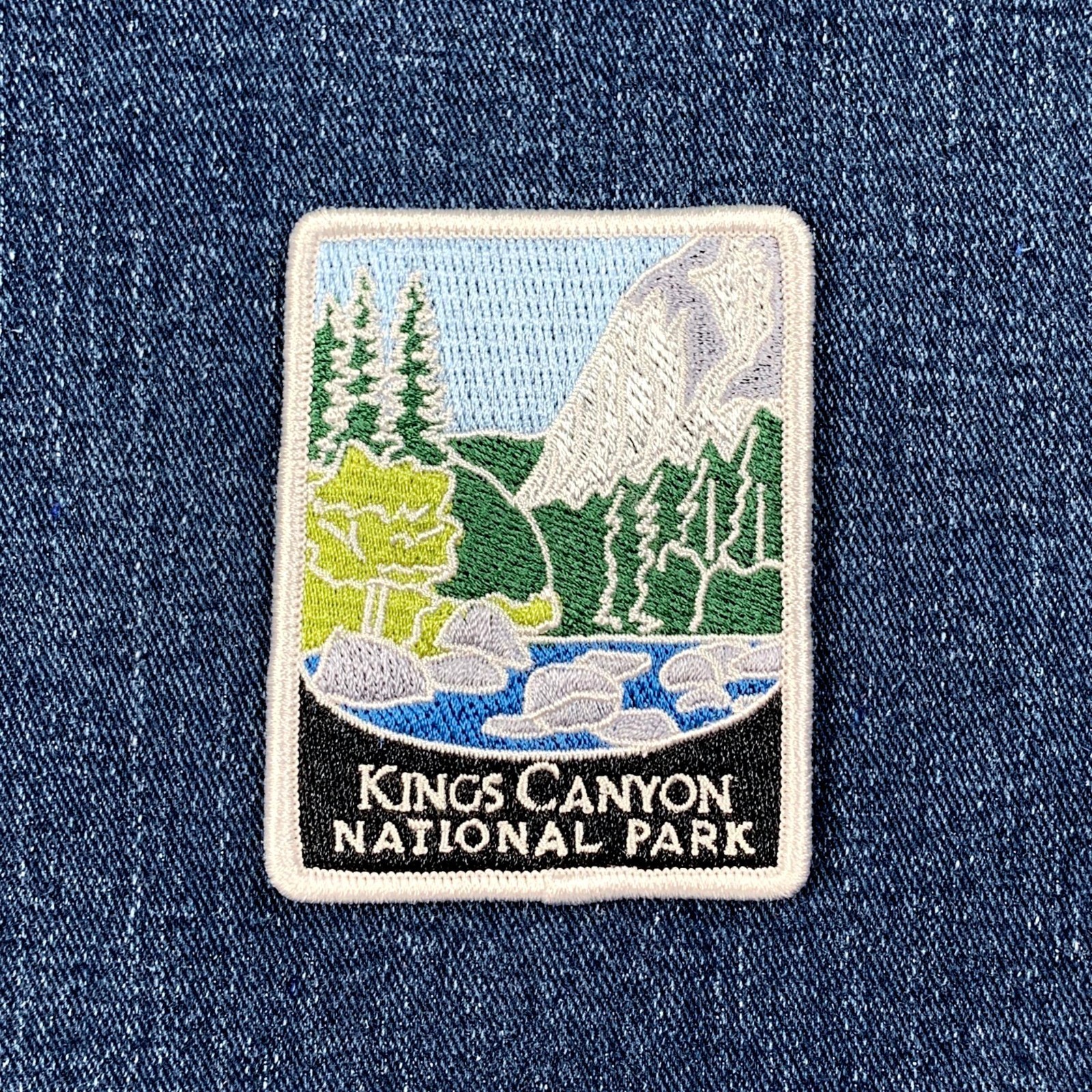 Kings Canyon National Park Patch Embroidered California Hiking Souvenir Badge