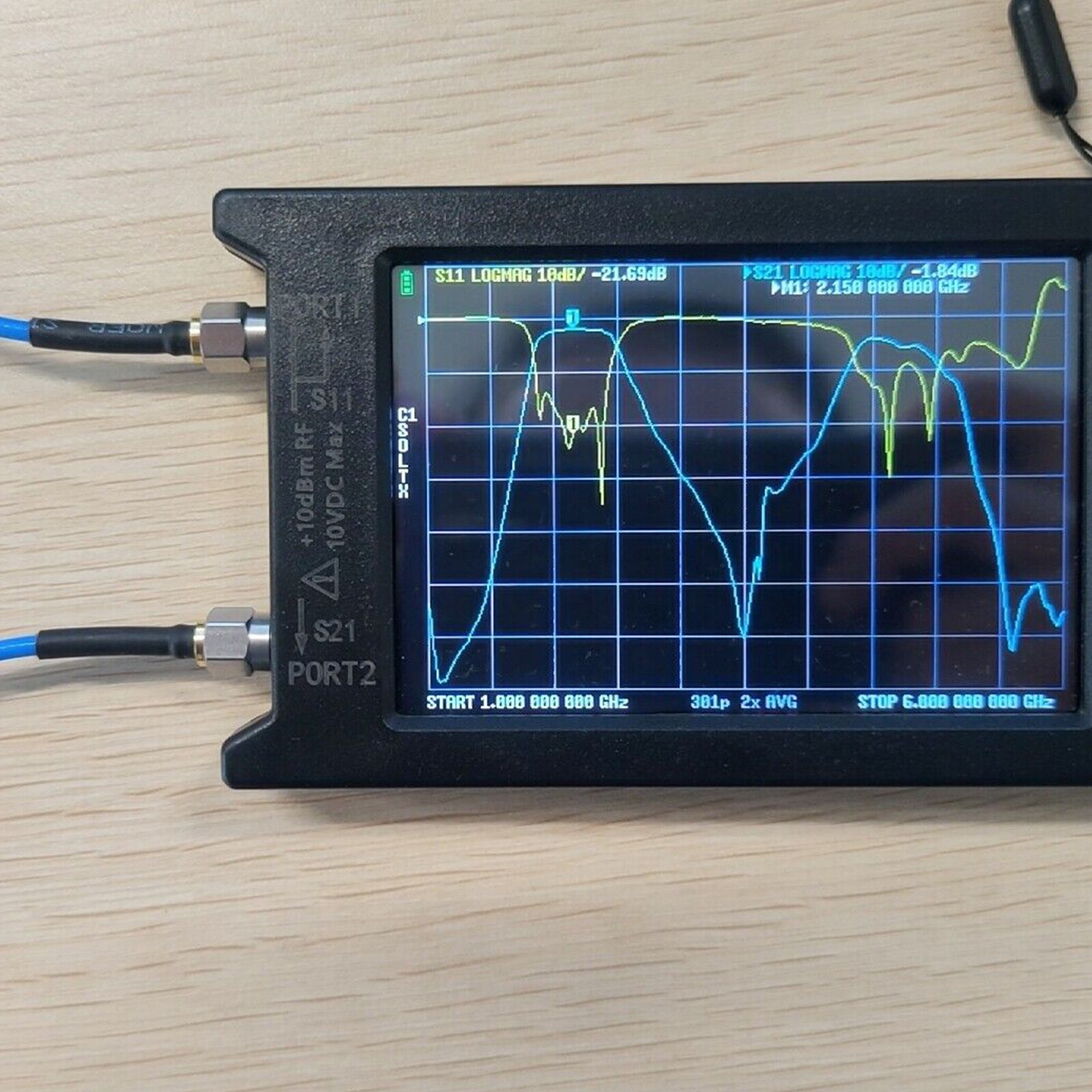 LiteVNA-64 VNA Analyzer 50KHz-6.3GHz Vector Network Analyzer Antenna Analyzer