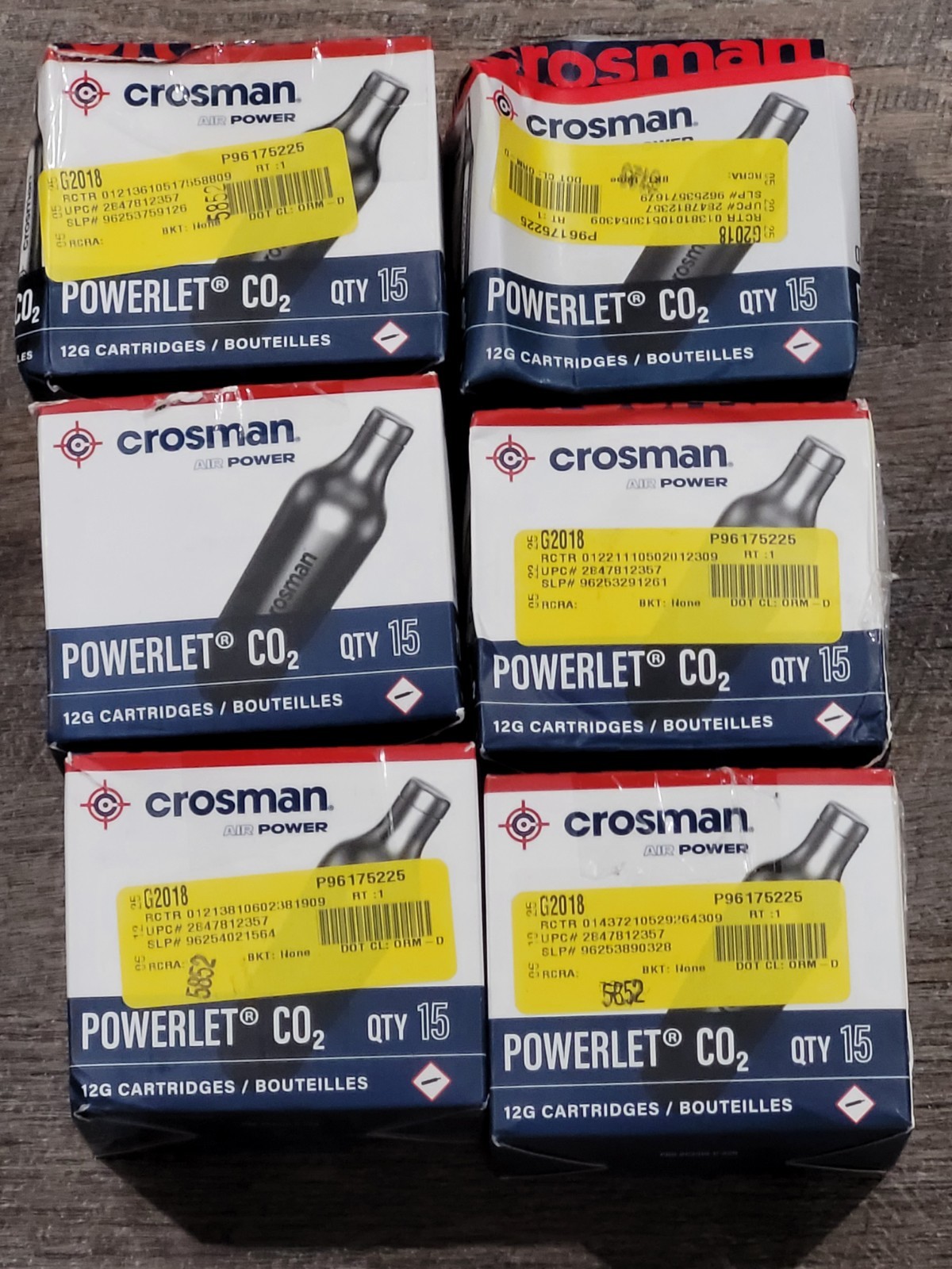 Crosman 12-gram Powerlet CO2 Cartridges - 70 Count