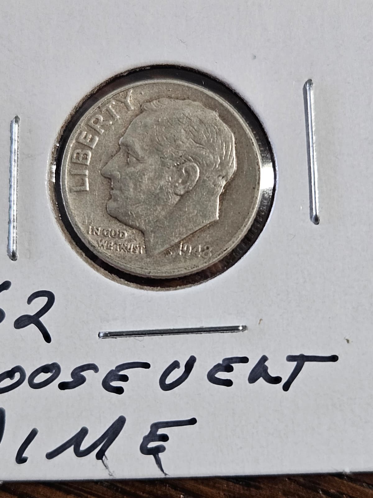 1948  ROOSEVELT SILVER Dime CIRCULATED SET SHIPPING #462