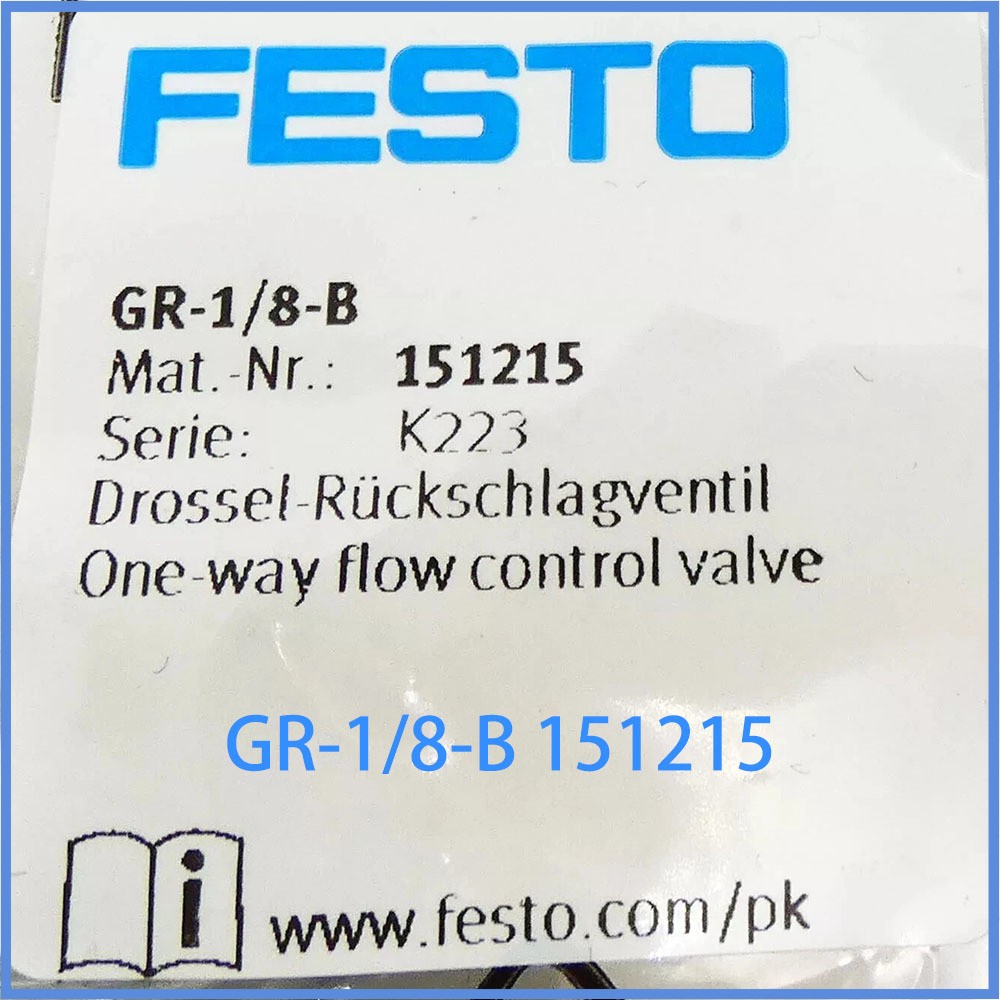 Brand new GR-1/8-B GR-M5-B GR-1/4-B GR-3/8-B GR-3/4-B Festo Valve Fast Shipping
