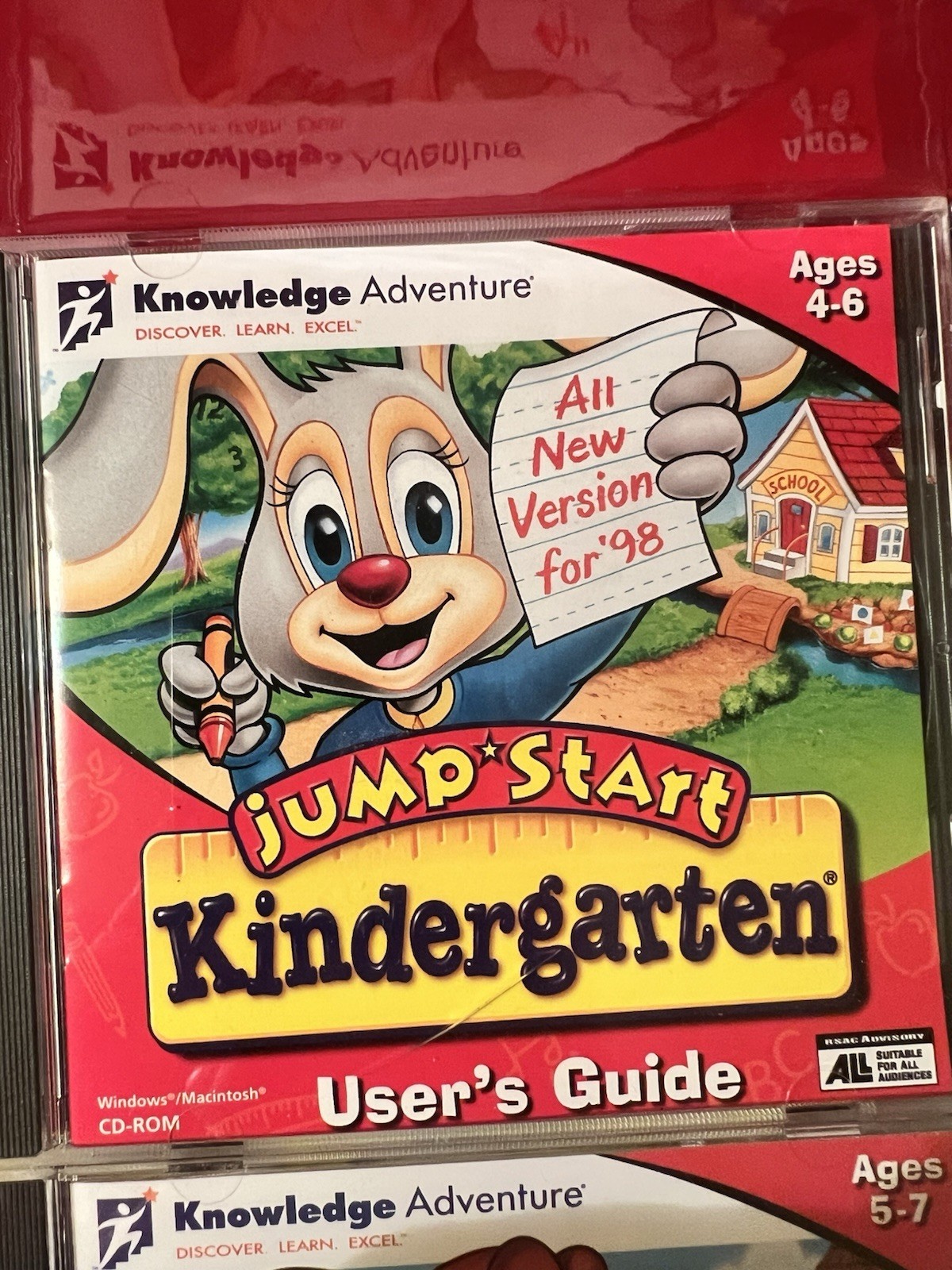 vintage JumpStart Learning System 12 CD-ROM Box Set Missing One CD Most Sealed.