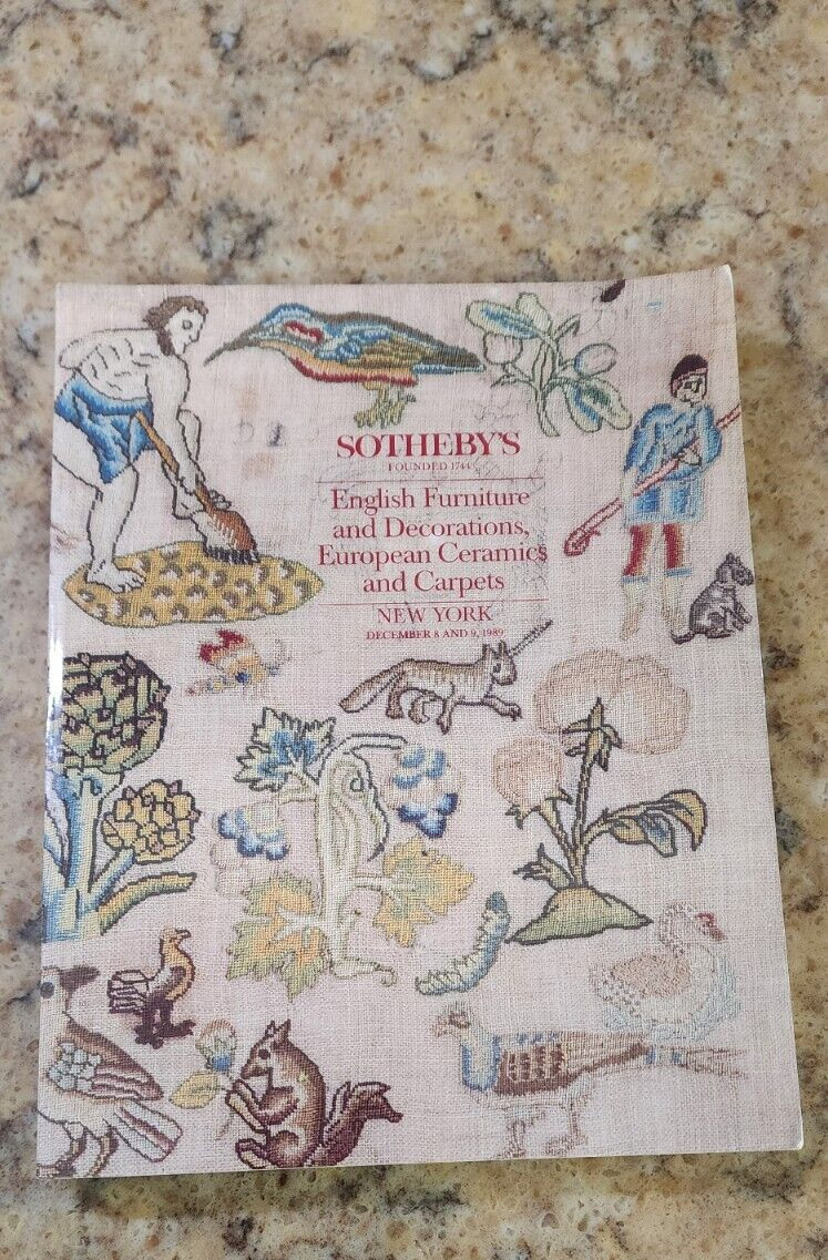 Sothebys-English Furniture & Decorations, Eur Ceramics & Carpets - Dec 8-9 1989