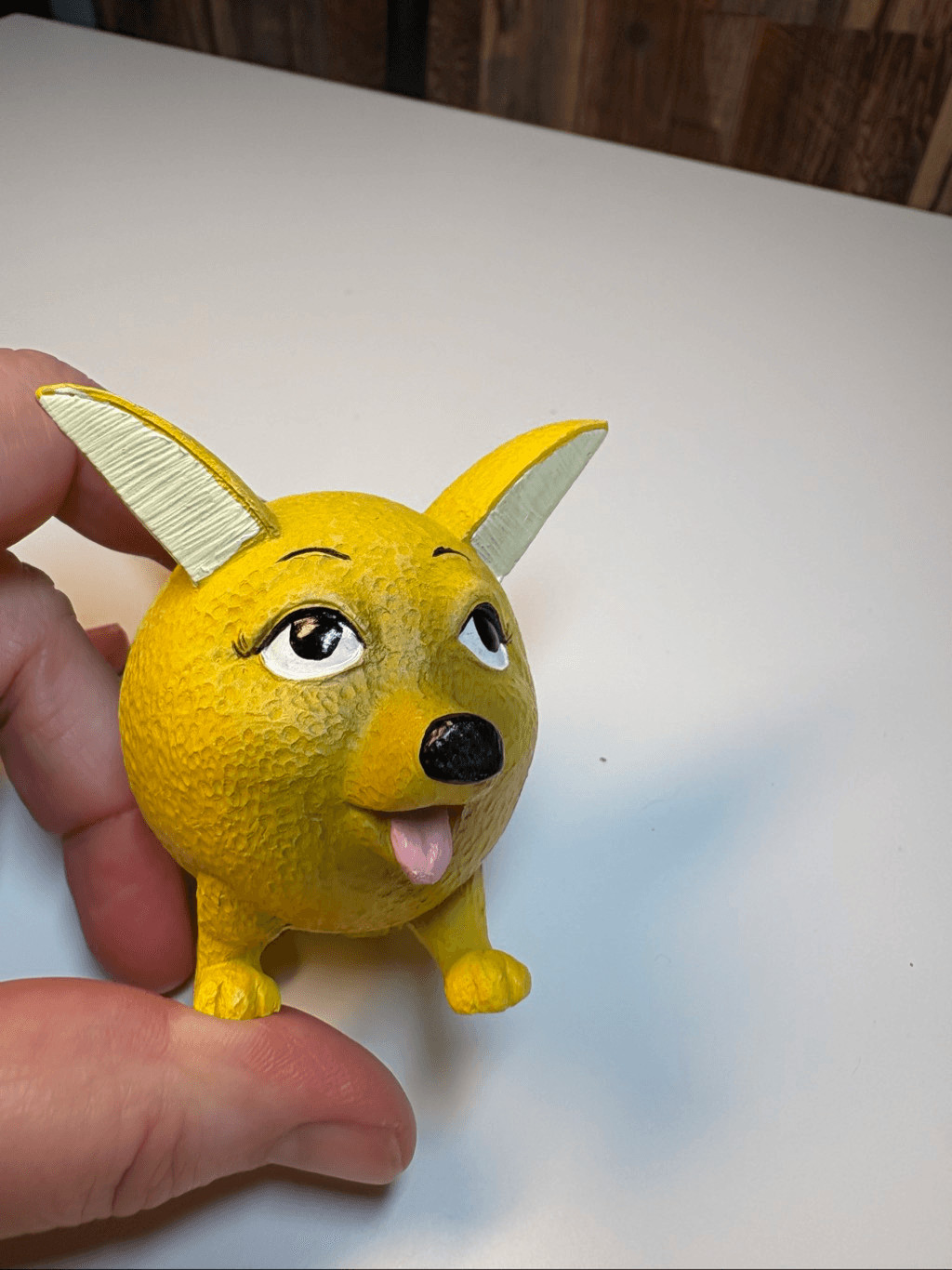 Anthropomorphic Resin Fruit Figurine Lemon Coyote WMG 2011