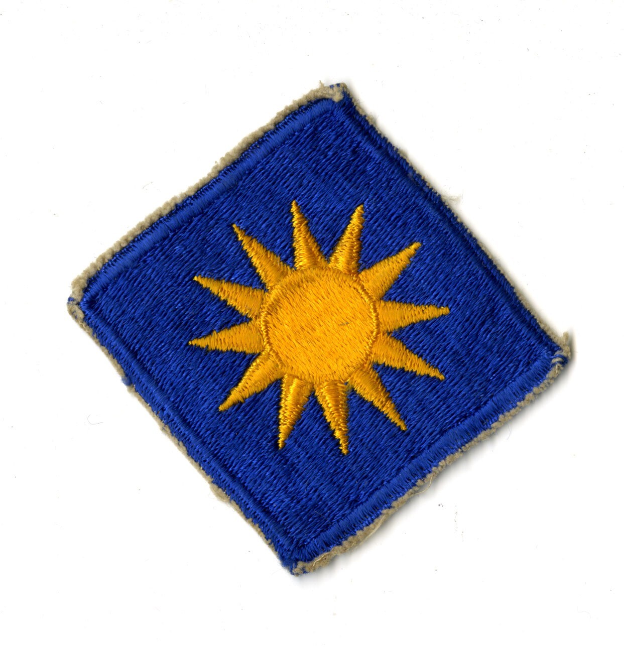 40th Infantry Division White Back Patch WWII Original Philippines Pacific