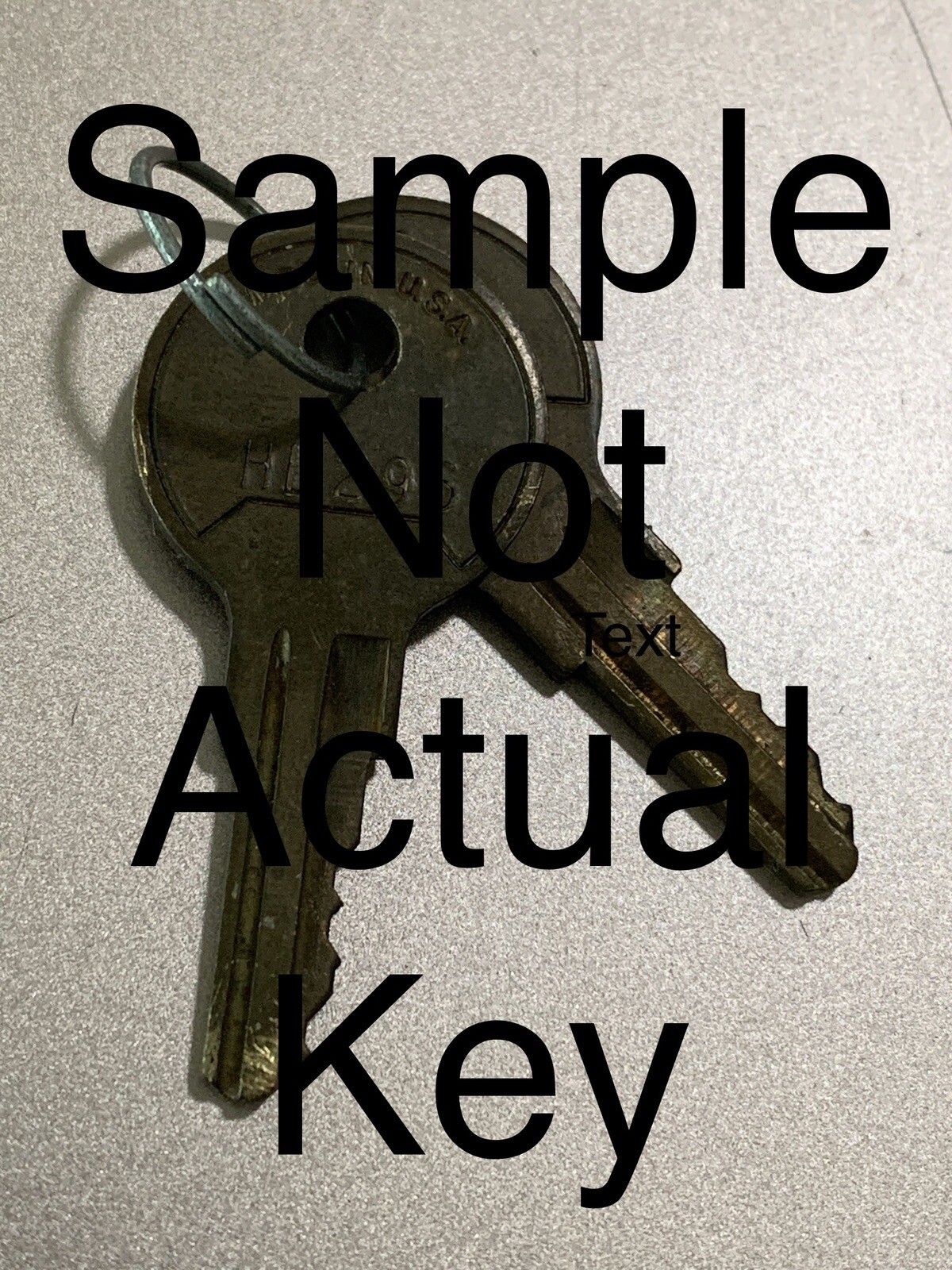 T1321-T1345 2 Keys for Bauer "T" Handle Locks Cut to Your Key Code