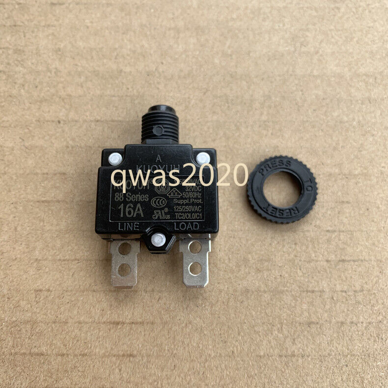 10pcs Overload Protector Switch 88 Series Overcurrent 10A 12A 16A 20A