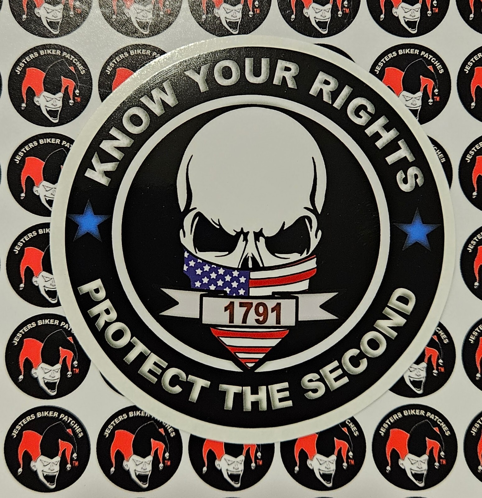 Know Your Rights Protect The Second Second Amendment Sticker Decal 3.5 inch