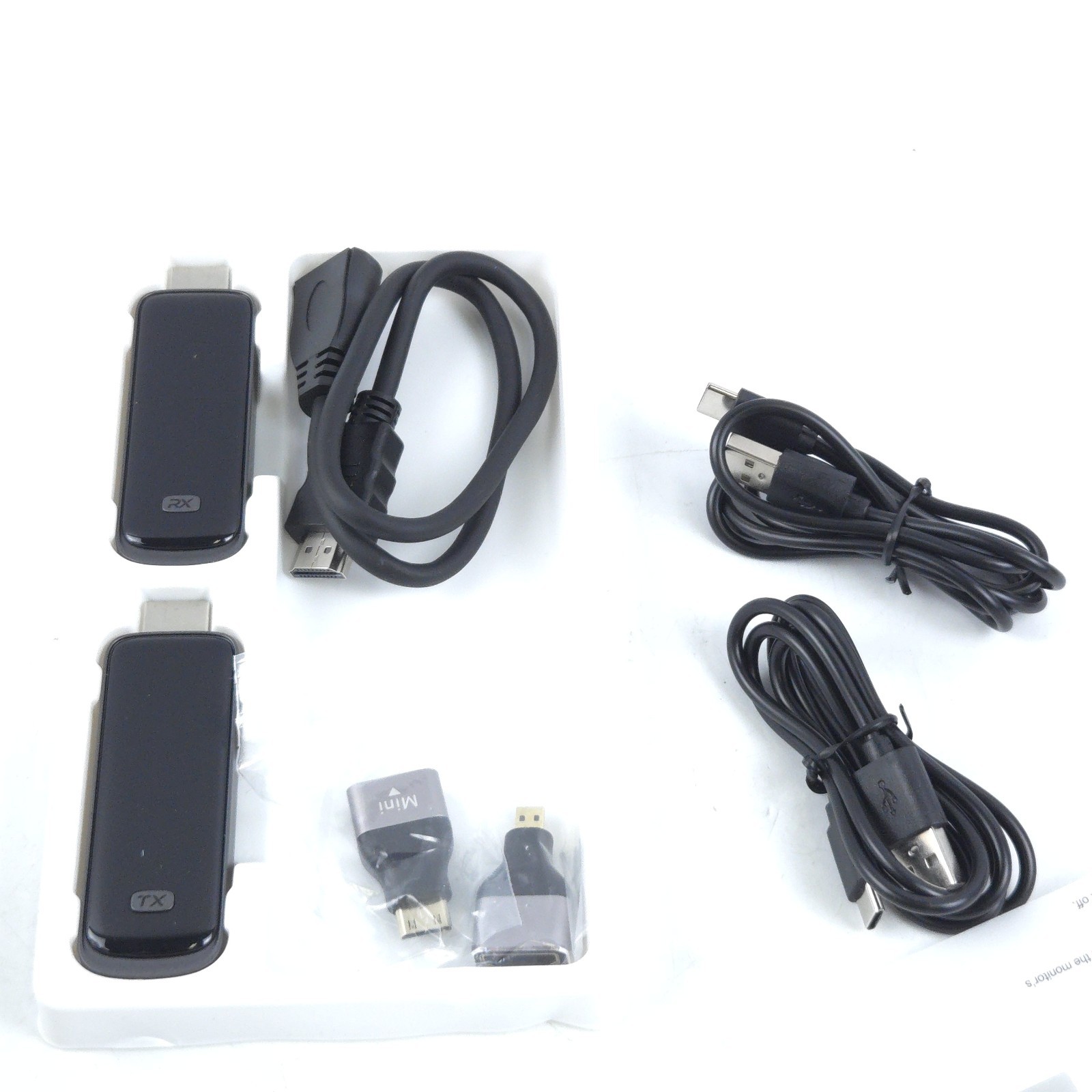 Wireless HDMI Transmitter and Receiver 328FT/100M,4K Decode Plug & Play Portable