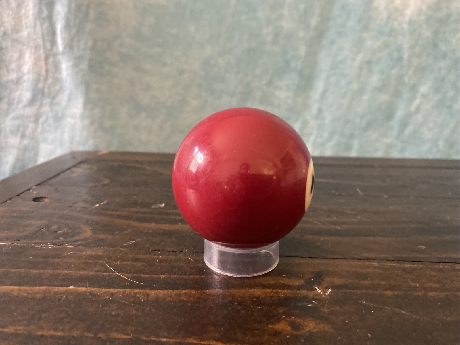Vintage Number 7 Solid Maroon Replacement Pool Ball Billiard