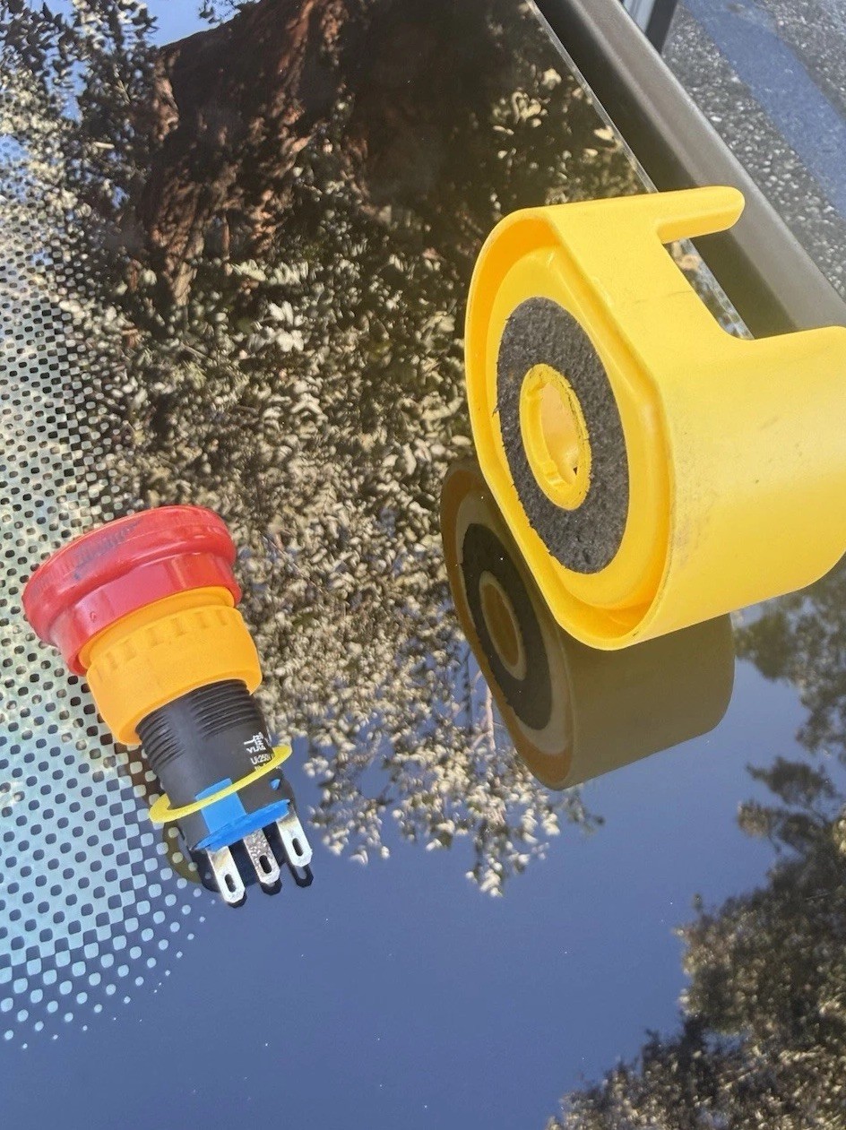 Round Mushroom Emergency Stop Switch