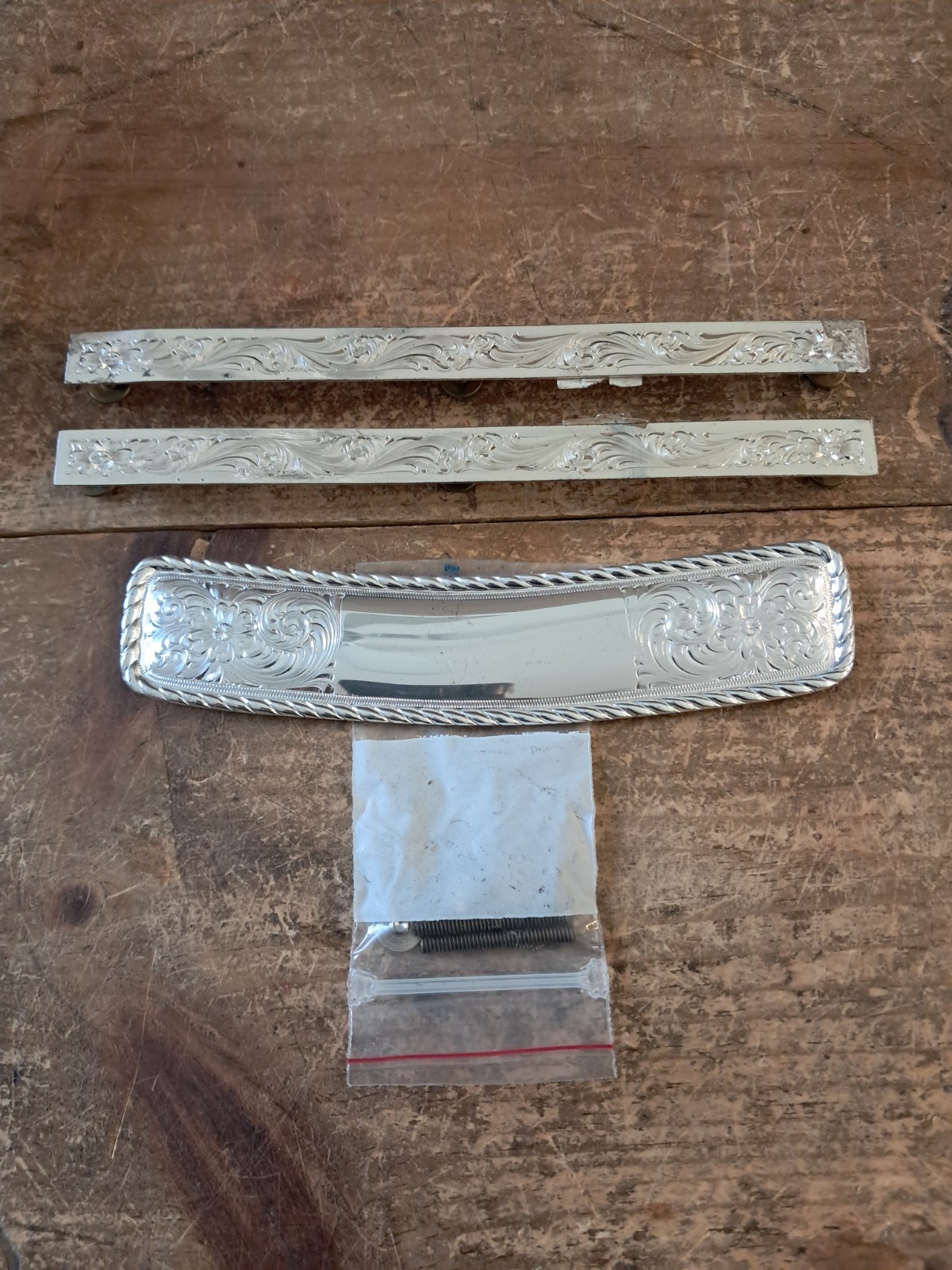 Dress Saddle Accents Square Bars Silver Horse Tac Sterling ? Southwest Bridal