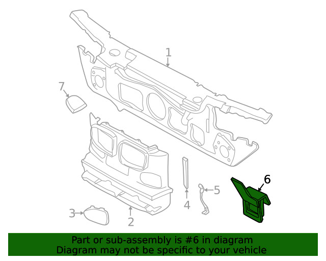 Genuine BMW Support Bracket 41-11-8-125-049