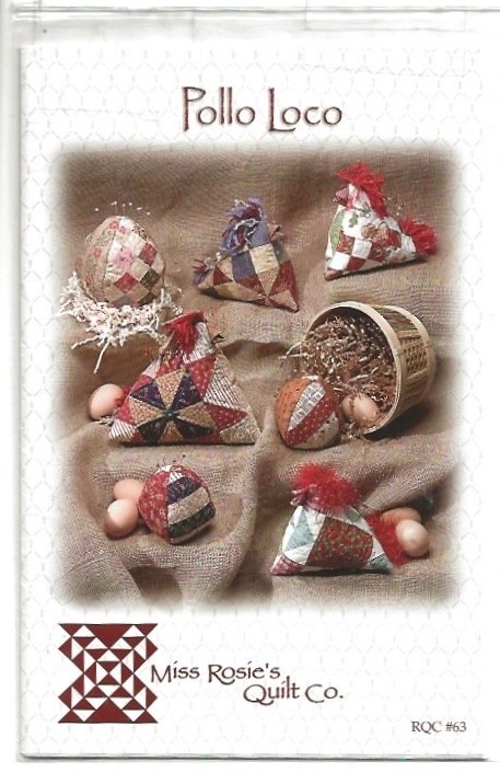 Pollo Loco Patchwork Chickens & Eggs Pattern